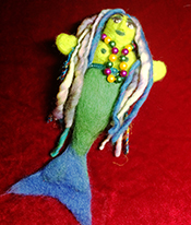 Mardi Gras mermaid